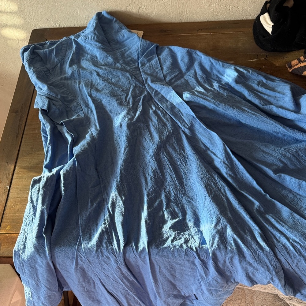 Free People 100% Cotton Rayna Midi Dress S - Picture 2 of 5